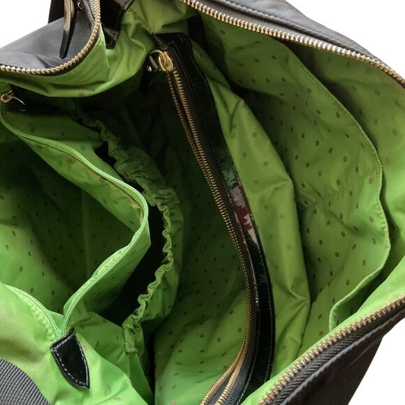 KATE SPADE "Serena" Black‎ Nylon Baby Diaper Bag - Picture 5 of 6